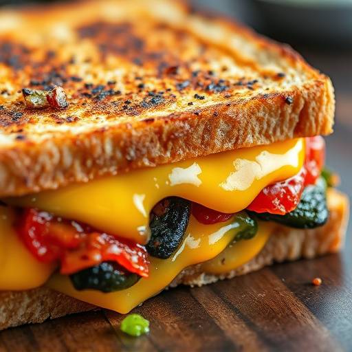 Image of a Chakalaka Toasted Sandwich