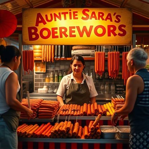Image of Auntie Sarah's Boerewors stand